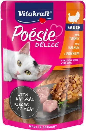 Poesie Delice Vådfoder Med Kalkun Kat