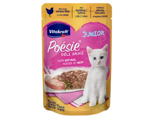 Poesie Delice Vådfoder Med Kylling Junior Kat