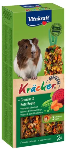 Vitakraft Gnaverstænger Marsvin Rødebede og Grønsager
