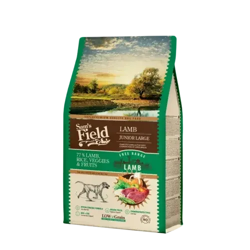 Sam’s Field Hvalpe Foder Large Lam