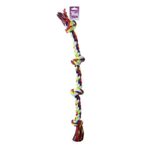 KW bomuldsreb Kulørt 4 Knude 55cm