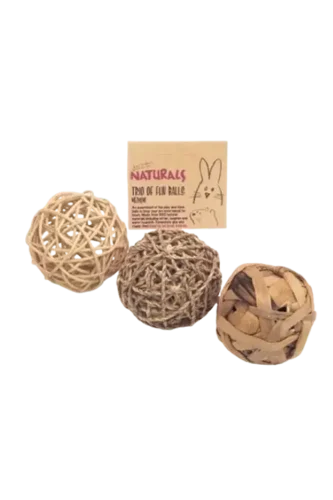 Rosewood Trio Naturlige Fun Bolde