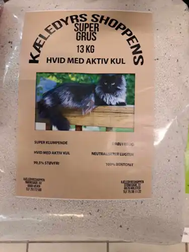 Kæledyrsshoppen Med Aktiv Kul 13kg