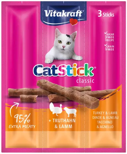 Vitakraft Katte Sticks Kalkun/Lam