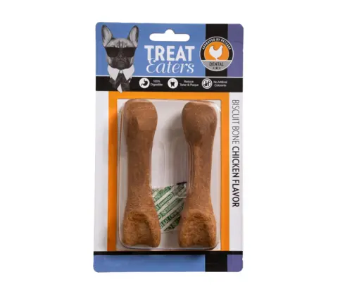 Treateaters Biscuit Bone Med Kylling Small