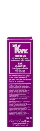 KW Med Ørerens Med Aloe Vera 100ml