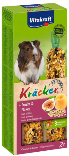 Vitakraft Gnaverstænger Marsvin Frugt og Kornflager