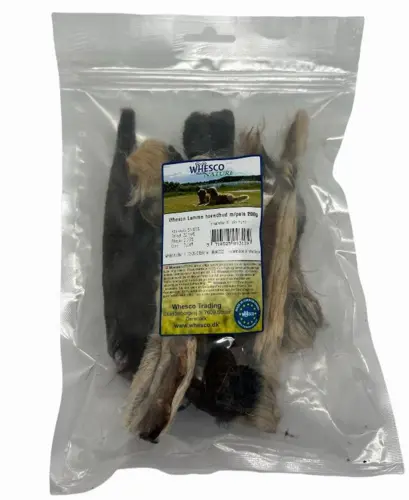 Lamme Hovedhud Med Pels 200 gram