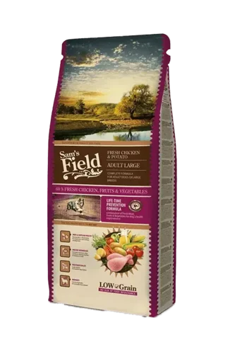 Sam’s Field Adult Large Kylling/Kartoffel 13kg