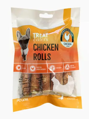 Treateaters Kylling Rolls 250gram