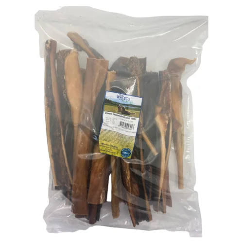 Oksehovedhud Hårdt 25 cm 1 kg
