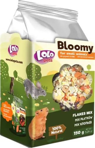 Bloomy Flake-mix, gnaver/Kanin