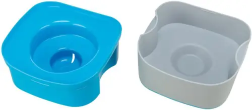 kraftig Plastik rejseskål