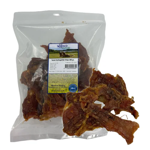 Tørret Kyllingefilet Chips 200 gram