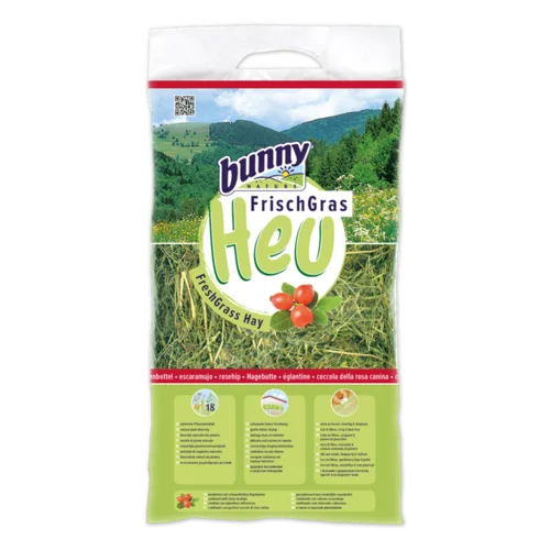 Bunny Nature FreshGrass Hø – med hyben (500g)