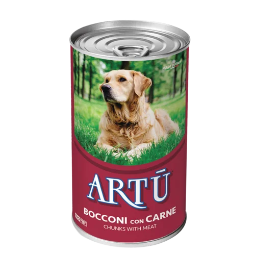 Artu Dåsemad til hund med oksekød 415 g