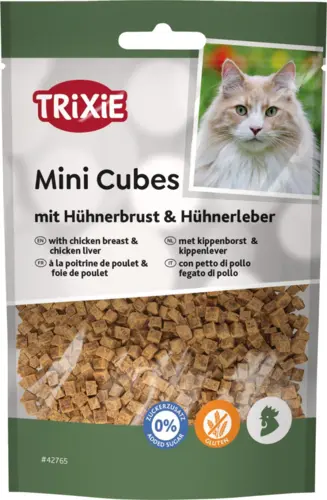 Mini Cubes med kyllingebryst og kyllingelever