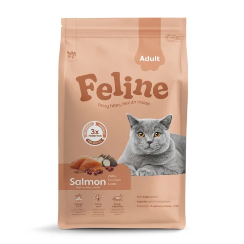 Feline Vokse Med Laks
