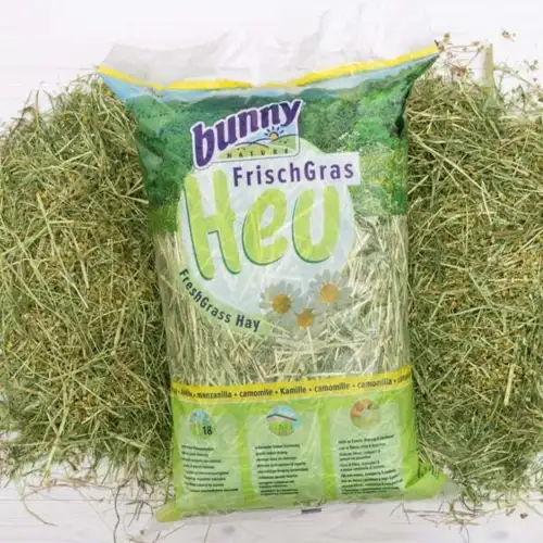 Bunny Nature FreshGrass Hø – med kamilleblomster (500g)