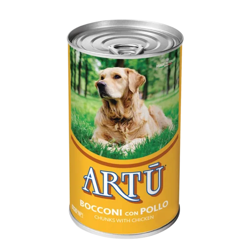 Artu Dåsemad til hund med kylling 415 g